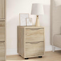 vidaXL Stolik nocny Dąb Sonoma 30,5 x 30 x 43 cm Drewno inżynieryjne