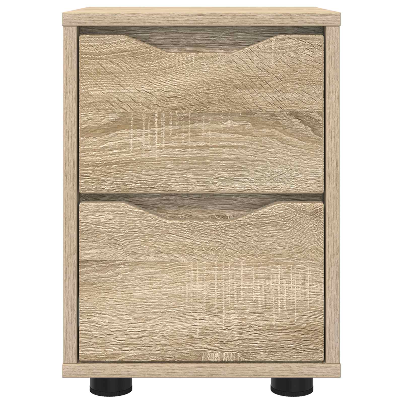 vidaXL Stolik nocny Dąb Sonoma 30,5 x 30 x 43 cm Drewno inżynieryjne