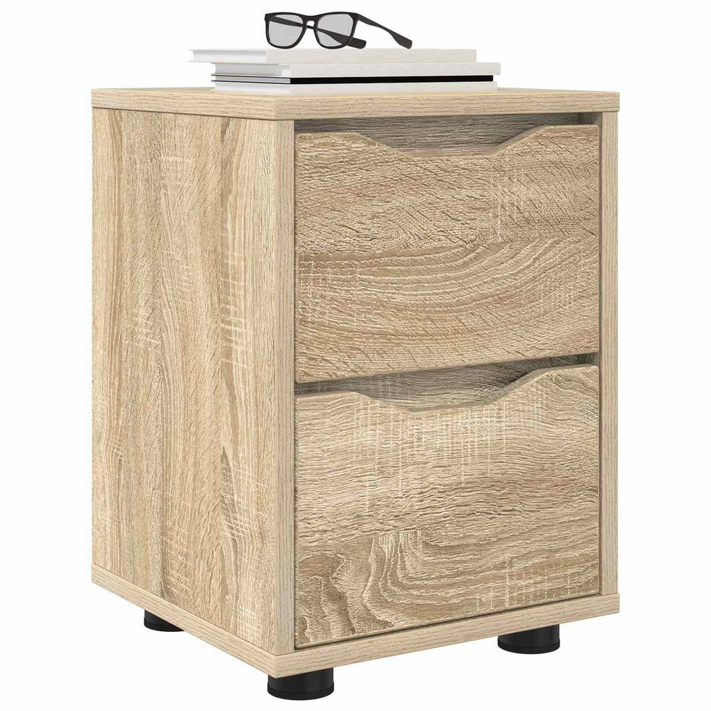 vidaXL Stolik nocny Dąb Sonoma 30,5 x 30 x 43 cm Drewno inżynieryjne