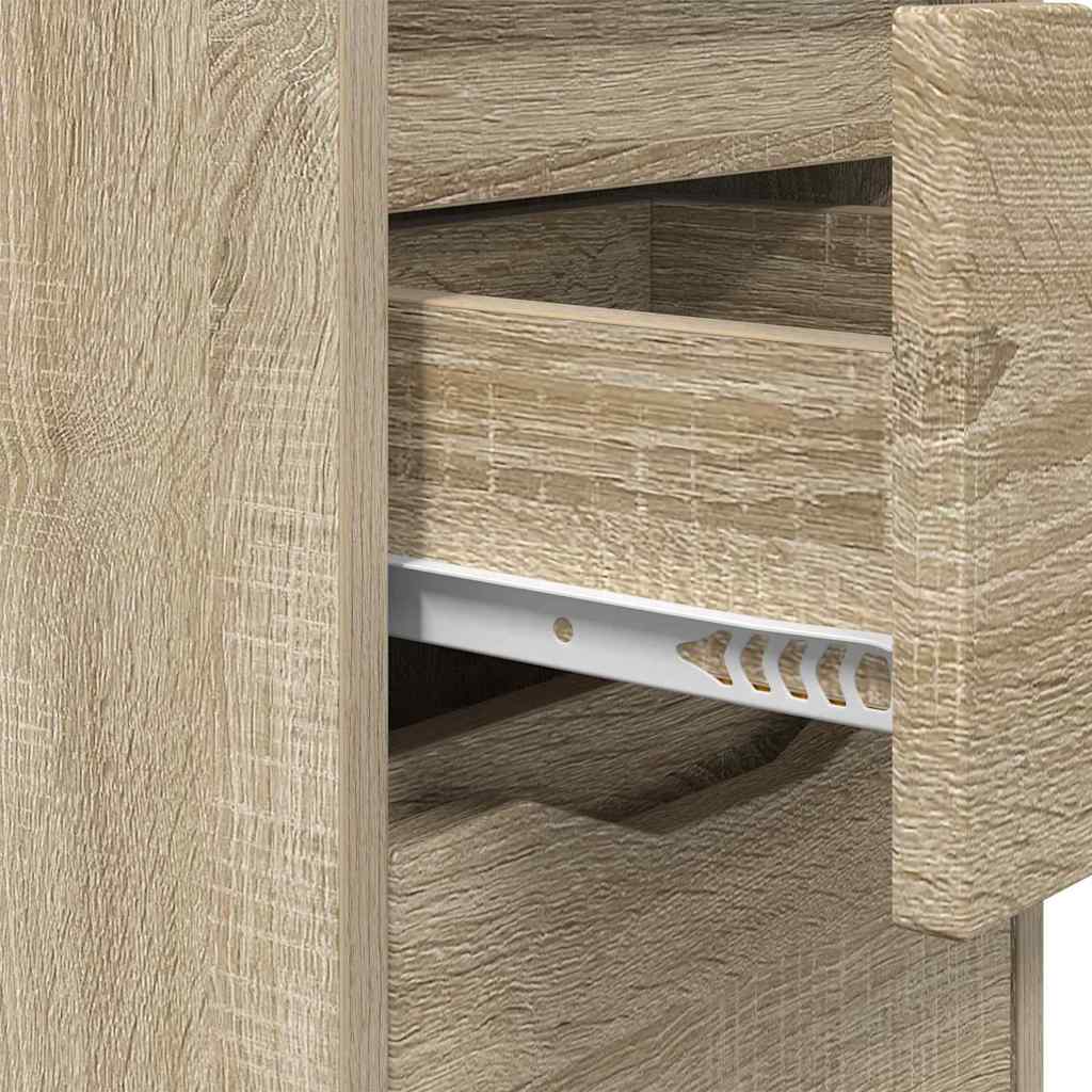 vidaXL Szafki nocne z szufladą 2 pcs Dąb Sonoma 30,5 x 30 x 43 cm