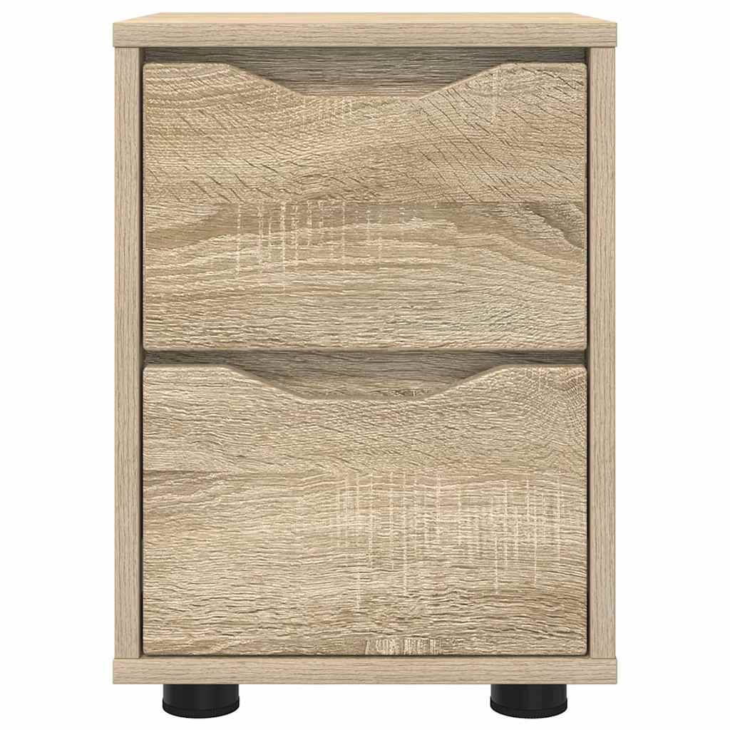 vidaXL Szafki nocne z szufladą 2 pcs Dąb Sonoma 30,5 x 30 x 43 cm