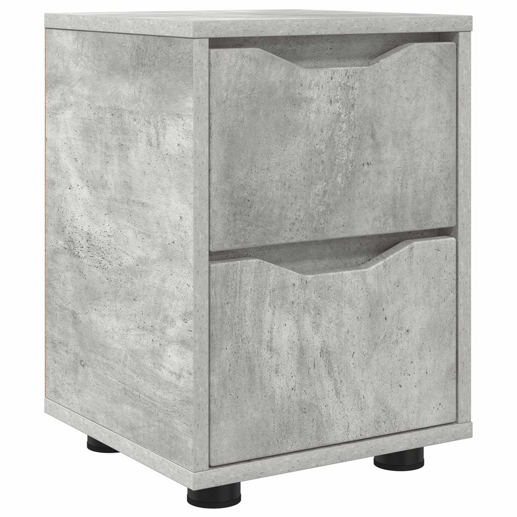 vidaXL Stolik nocny Betonowy szary 30,5 x 30 x 43 cm
