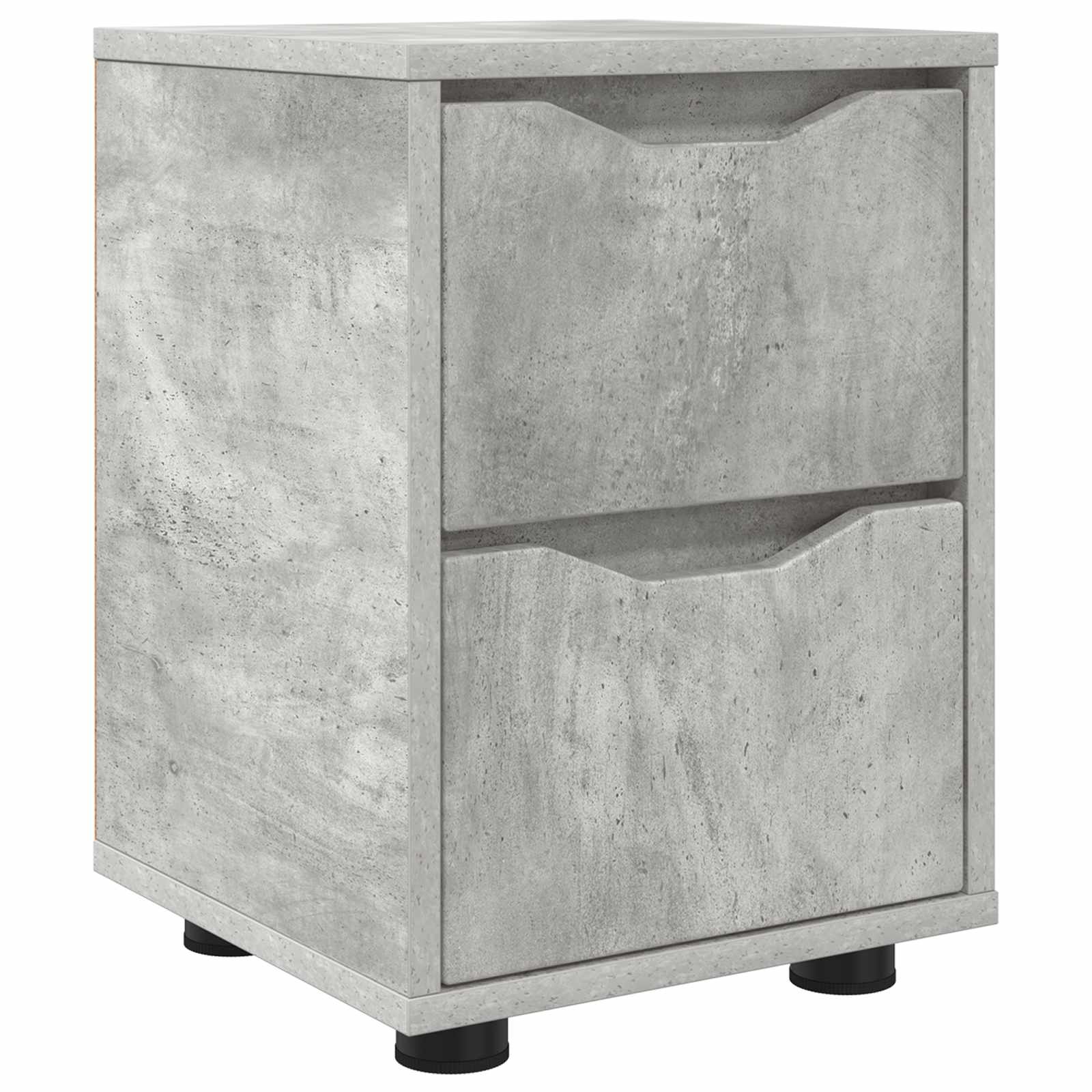vidaXL Stolik nocny Betonowy szary 30,5 x 30 x 43 cm