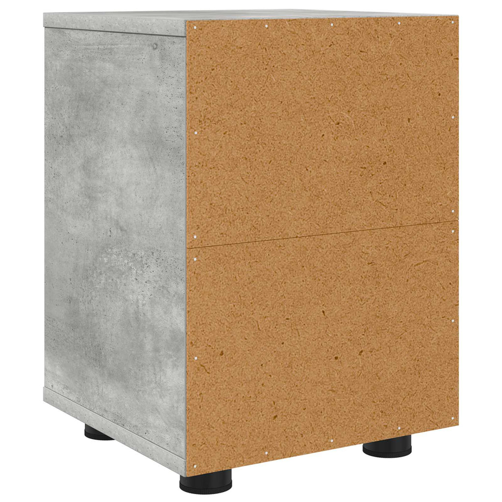vidaXL Stolik nocny Betonowy szary 30,5 x 30 x 43 cm