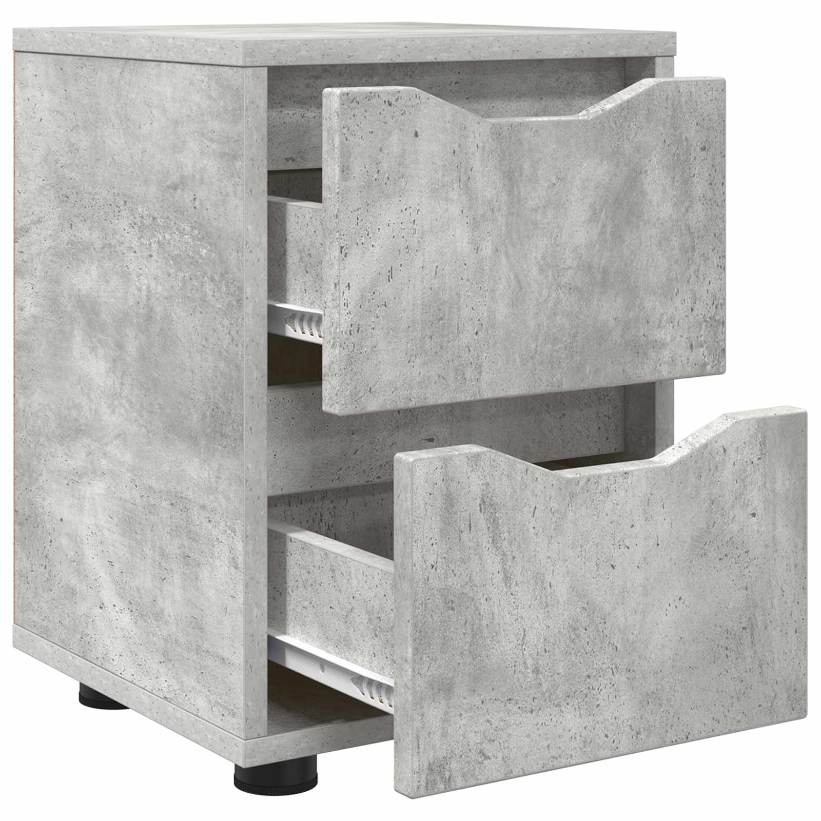 vidaXL Szafki nocne 2 szt. Betonowy szary 30,5 x 30 x 43 cm