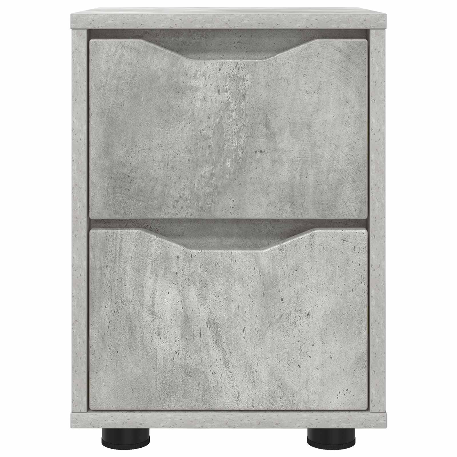 vidaXL Szafki nocne 2 szt. Betonowy szary 30,5 x 30 x 43 cm