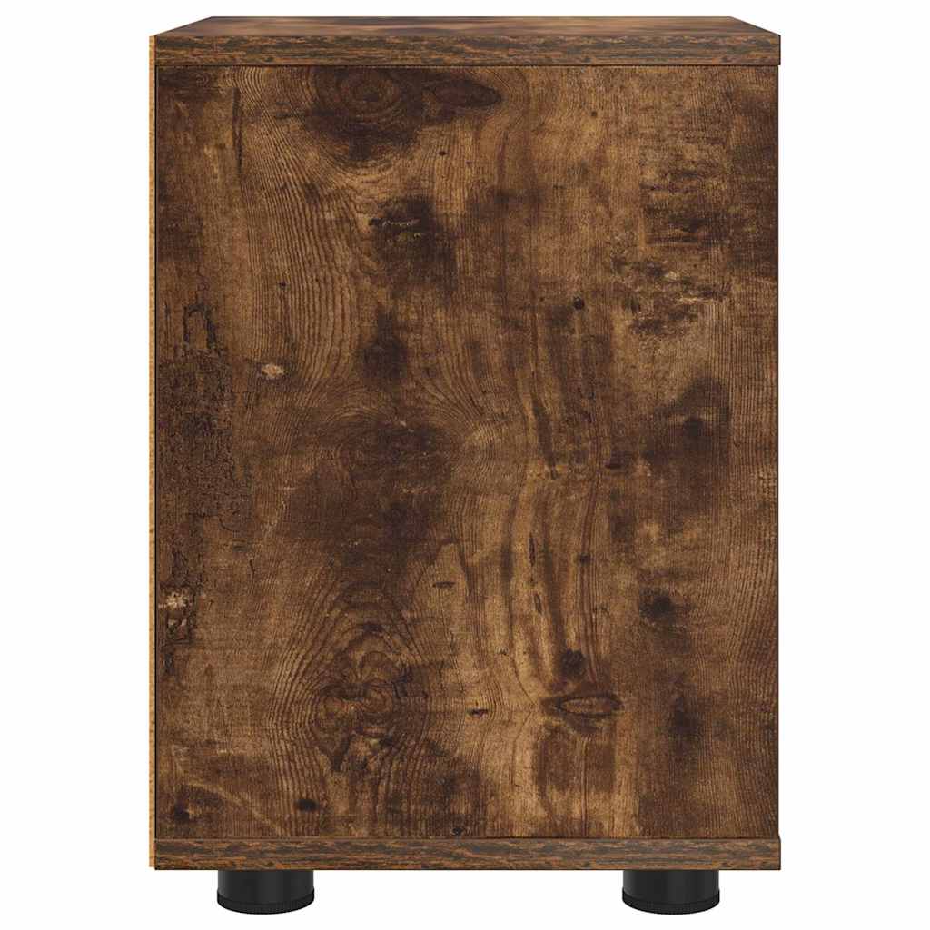 vidaXL Szafki nocne z szufladą 2 pcs Dąb wędzony 30,5 x 30 x 43 cm