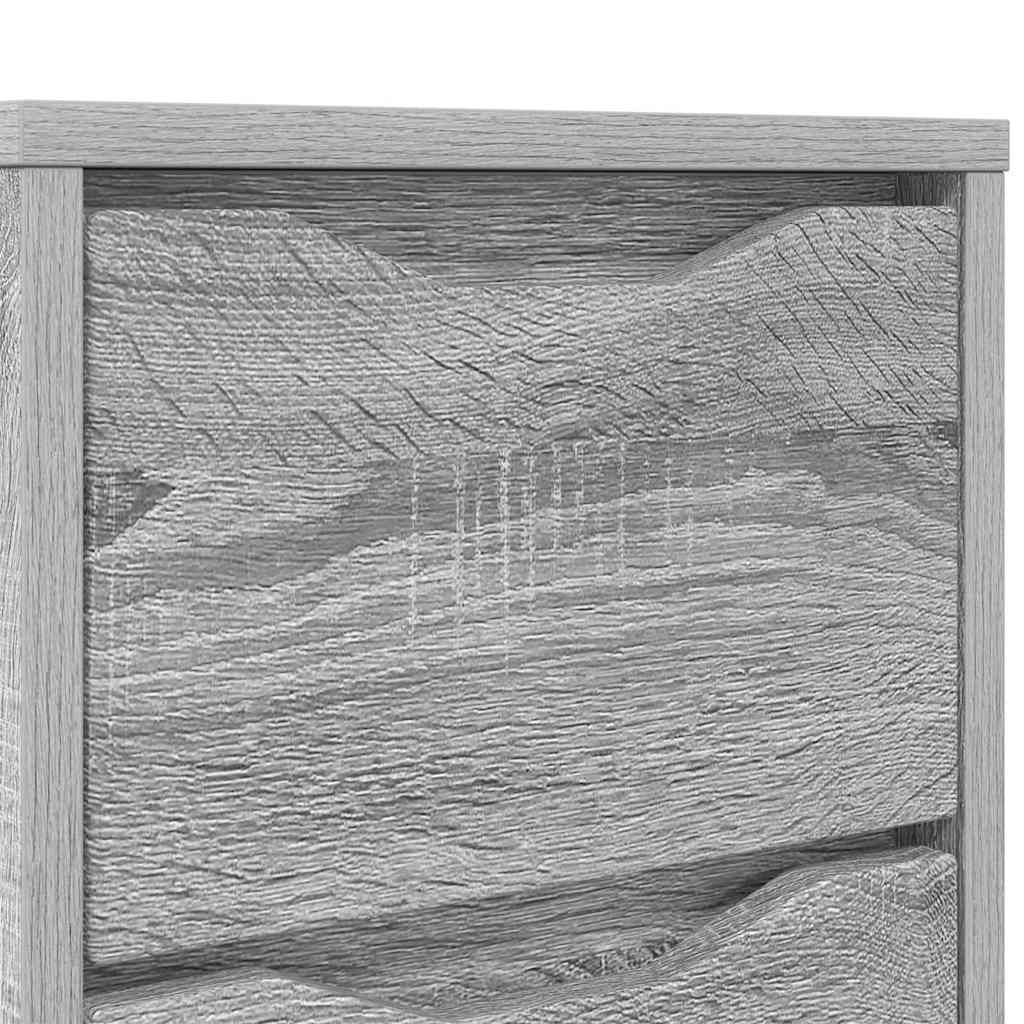 vidaXL Szafki nocne z szufladą 2 pcs Szary Sonoma 30,5 x 30 x 43 cm