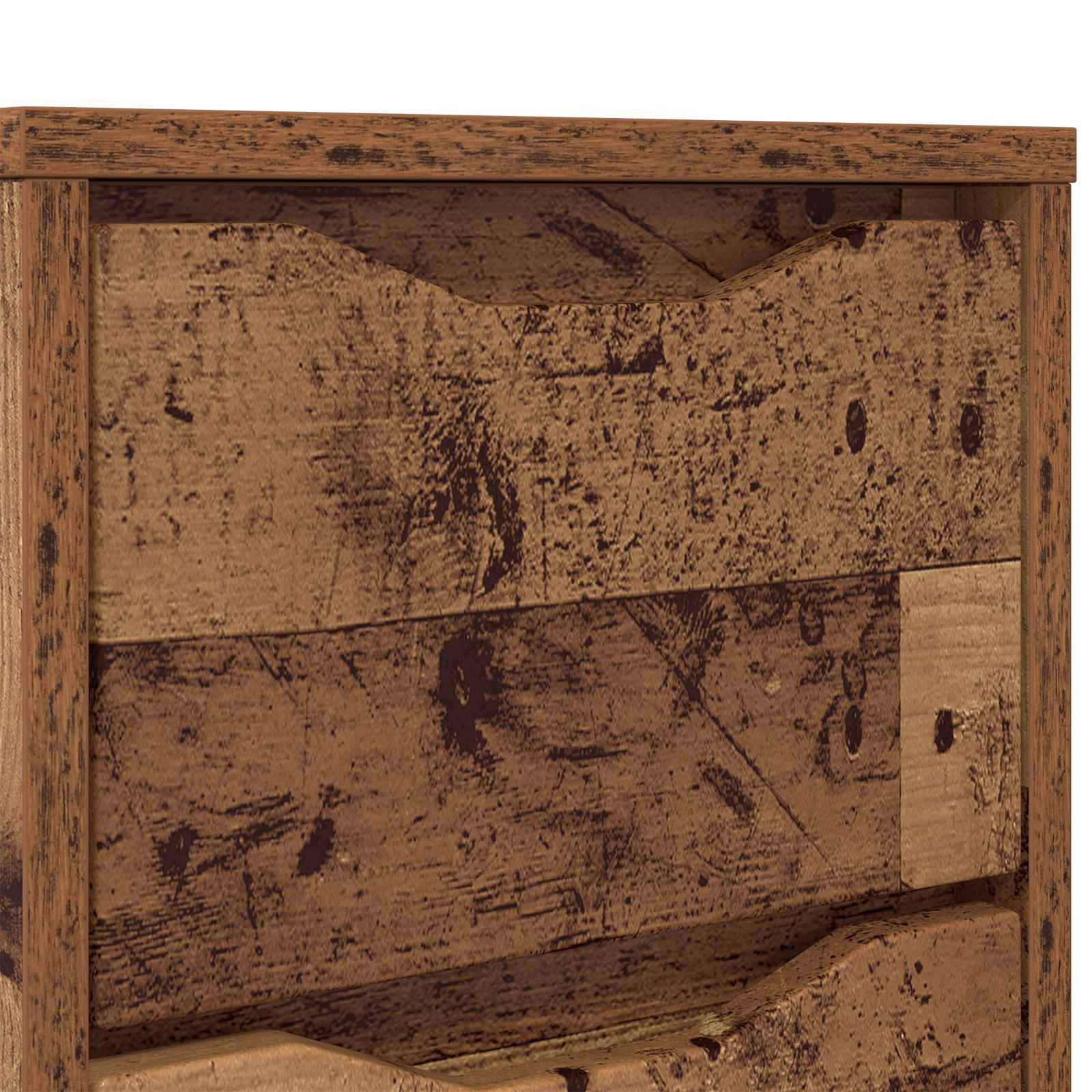 vidaXL Stolik nocny Stare drewno 30,5 x 30 x 43 cm Drewno inżynieryjne