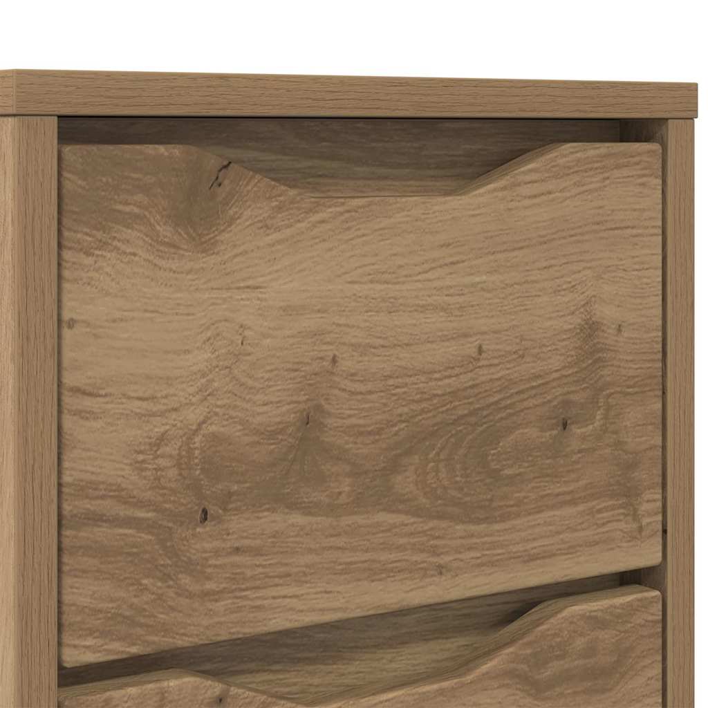 vidaXL Szafki nocne 2 pcs Dąb rzemieślniczy 30,5 x 30 x 43 cm