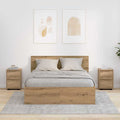 vidaXL Szafki nocne 2 pcs Dąb rzemieślniczy 30,5 x 30 x 43 cm