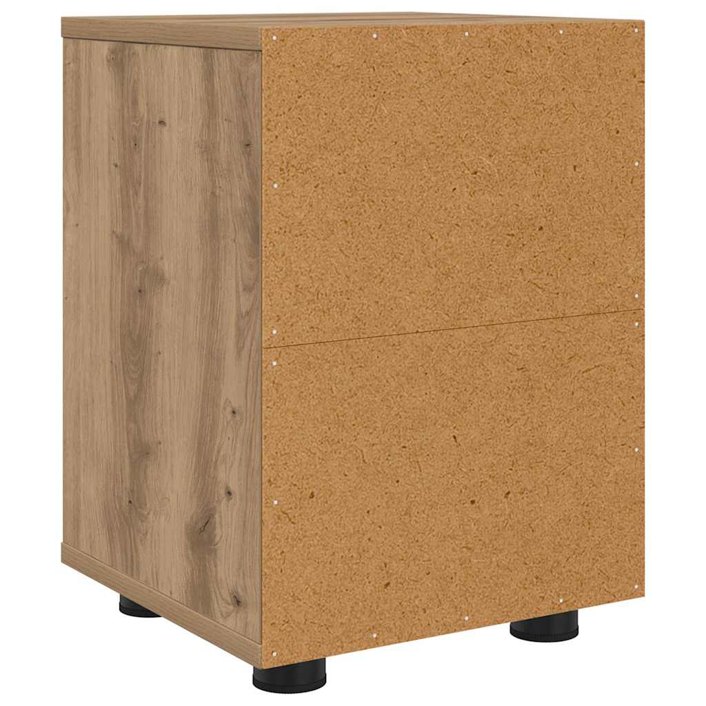 vidaXL Szafki nocne 2 pcs Dąb rzemieślniczy 30,5 x 30 x 43 cm