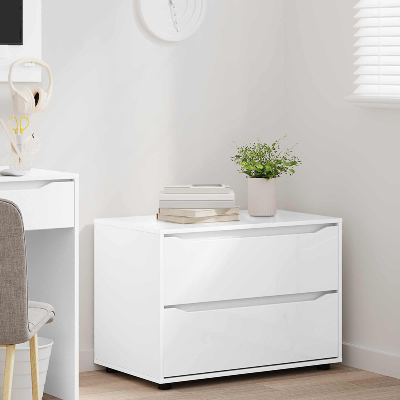 vidaXL Szafka do przechowywania 80 x 48 x 57 cm Drewno inżynieryjne