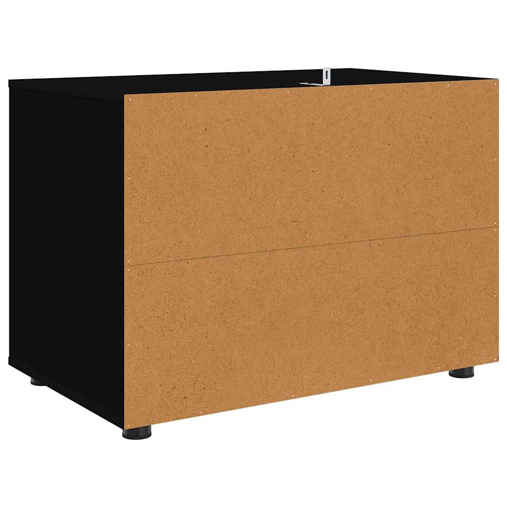 vidaXL Szafka do przechowywania Czarny 80 x 48 x 57 cm