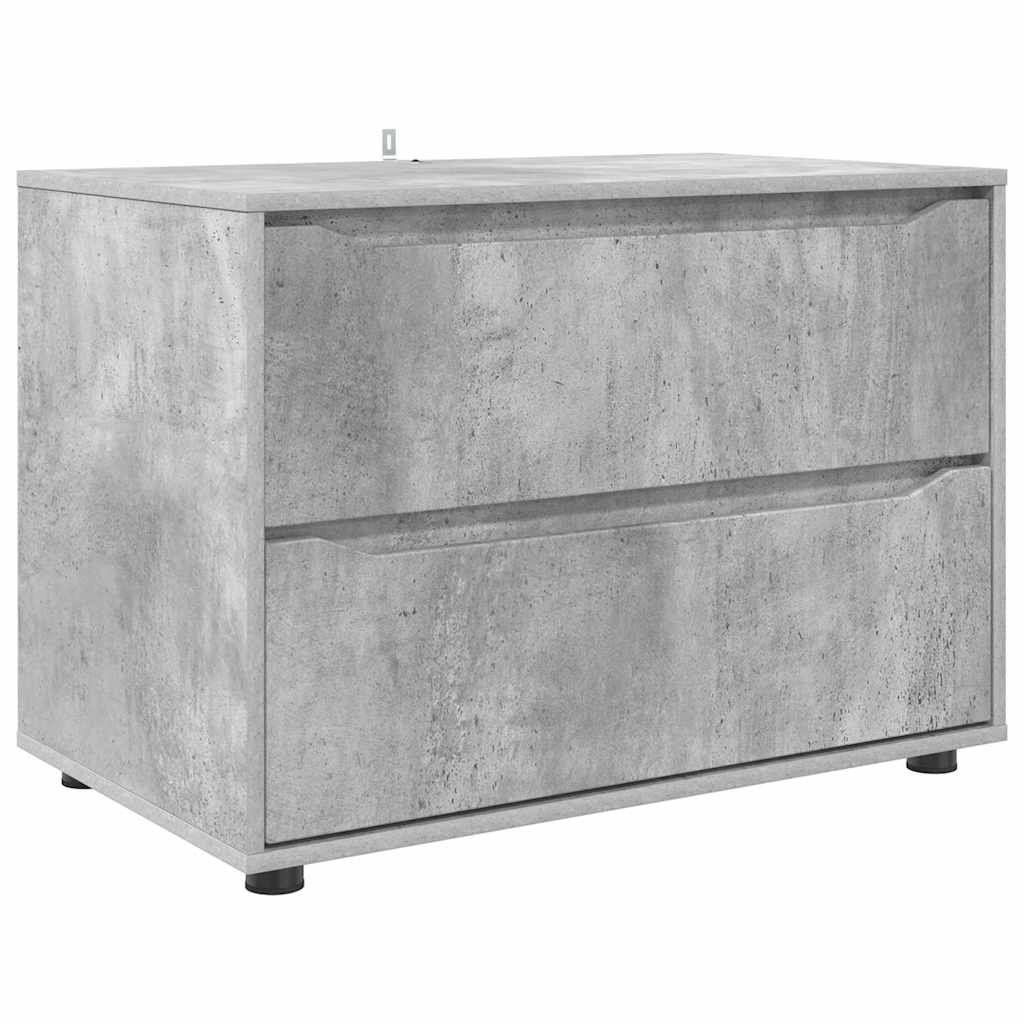 vidaXL Szafka do przechowywania Betonowy szary 80 x 48 x 57 cm