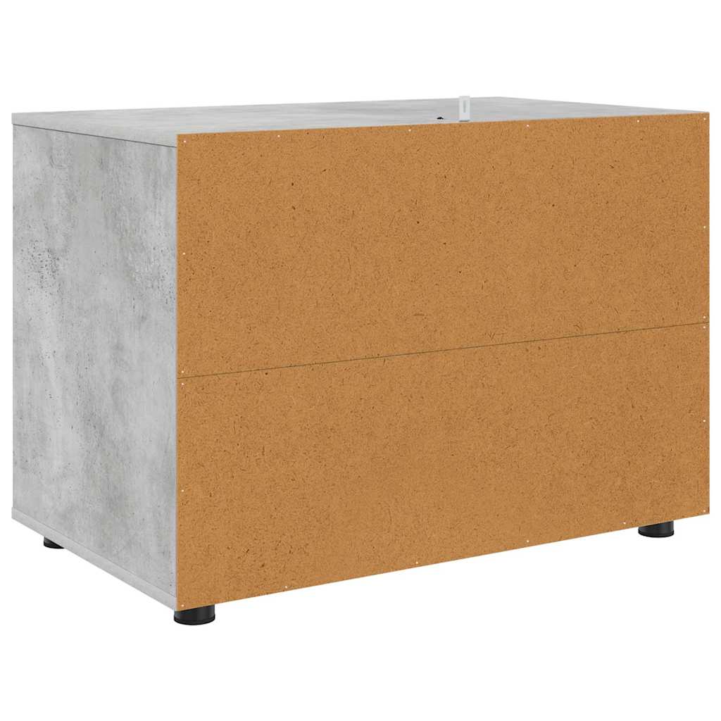 vidaXL Szafka do przechowywania Betonowy szary 80 x 48 x 57 cm