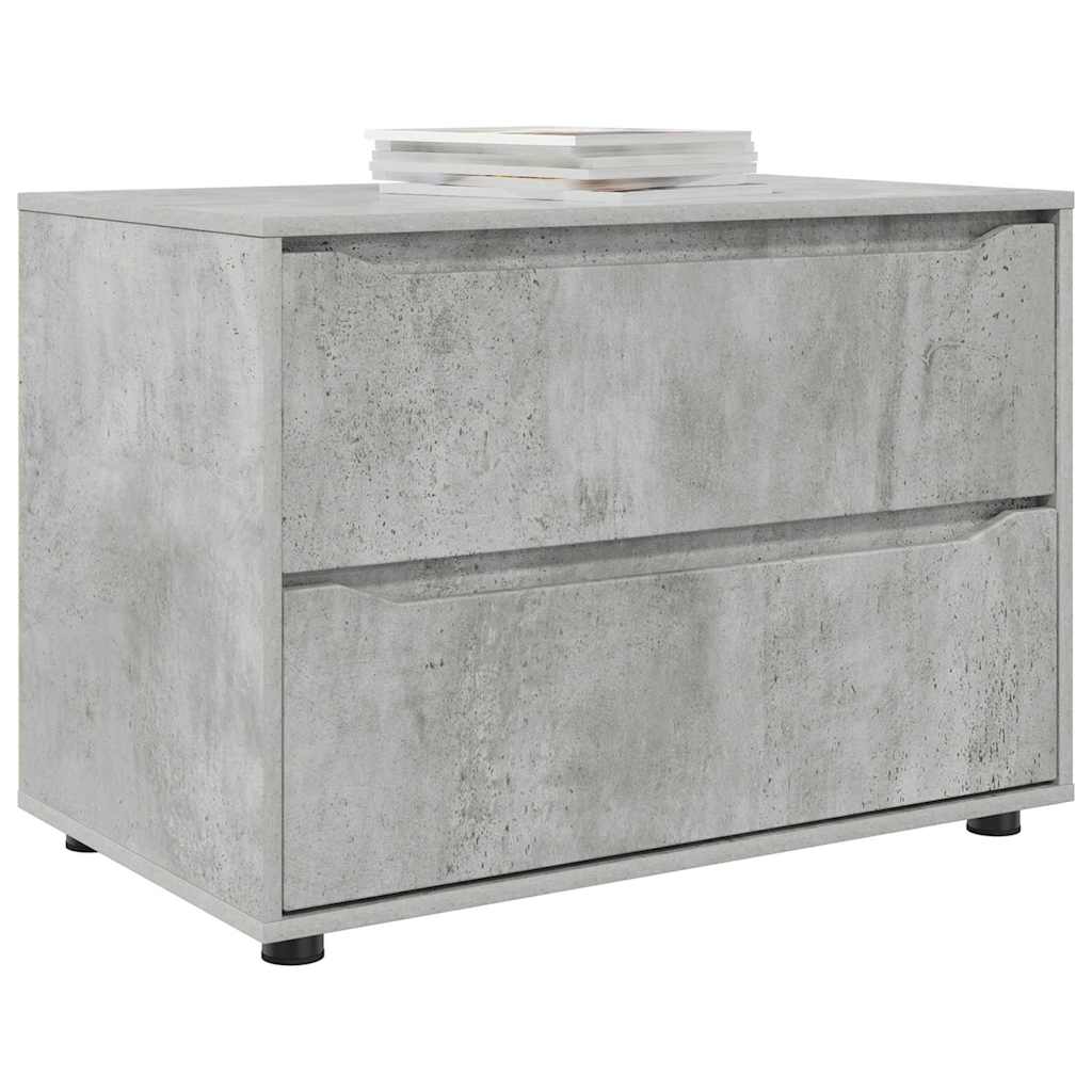 vidaXL Szafka do przechowywania Betonowy szary 80 x 48 x 57 cm