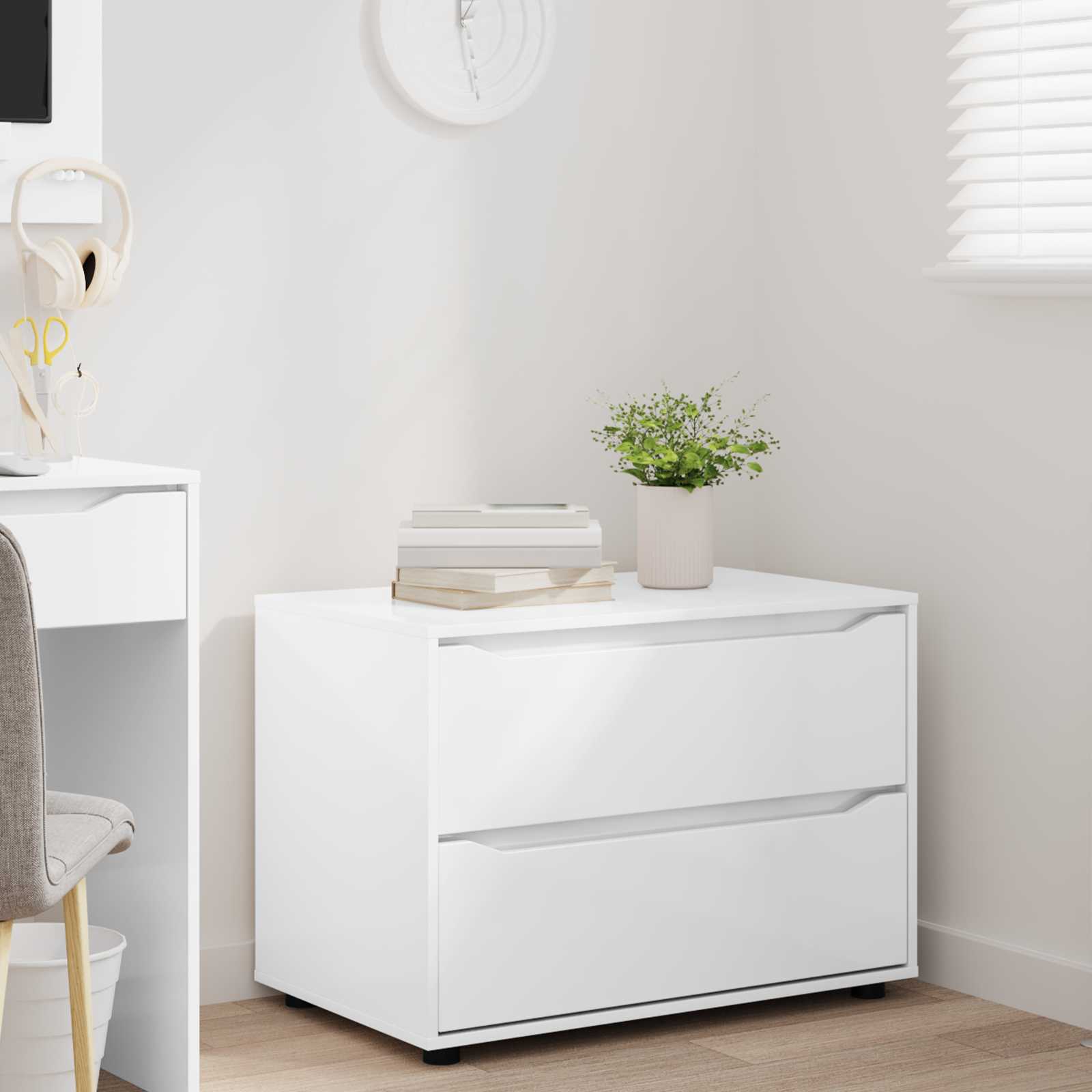 vidaXL Szafka do przechowywania 80 x 48 x 57 cm Drewno inżynieryjne