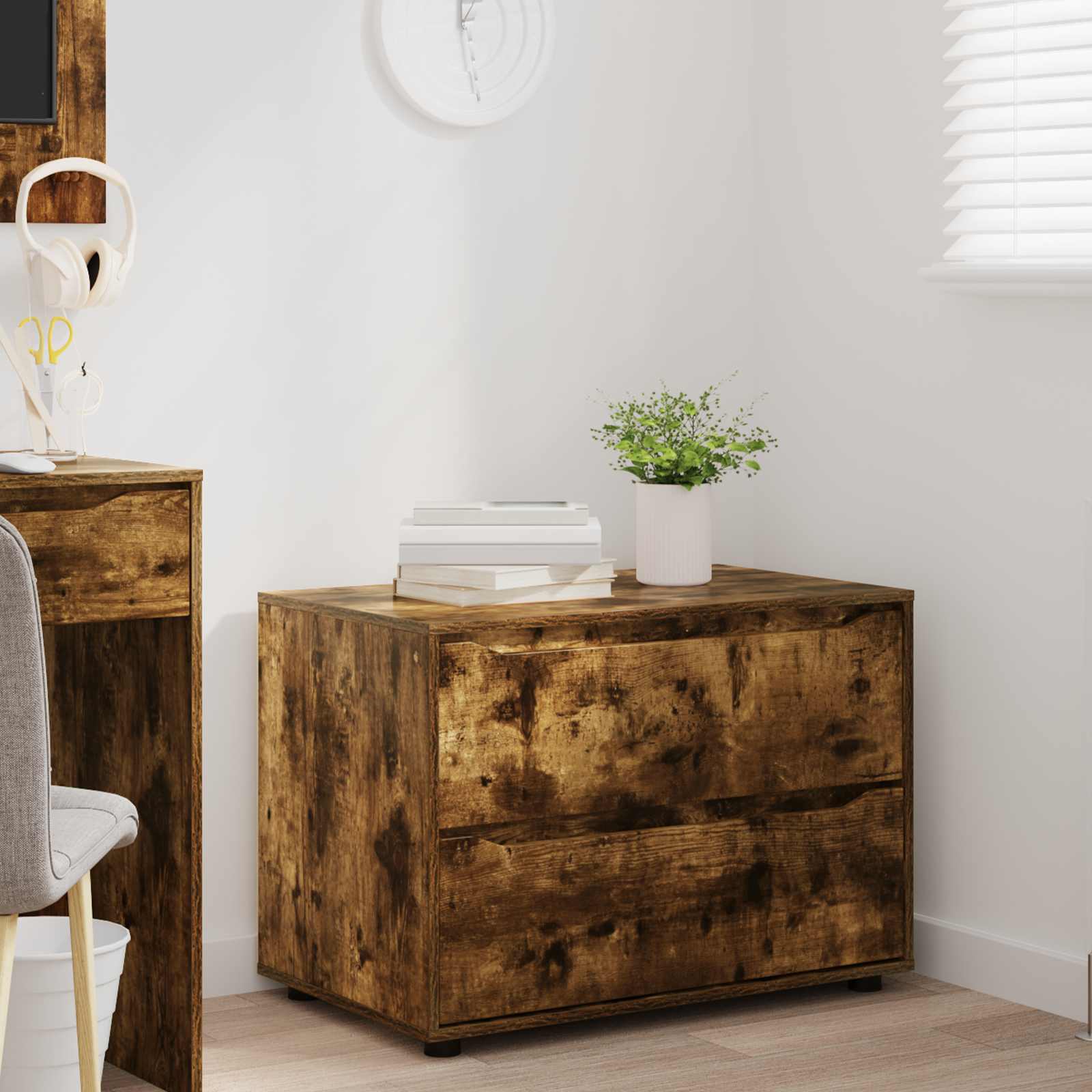 vidaXL Szafka do przechowywania 80 x 48 x 57 cm Drewno inżynieryjne
