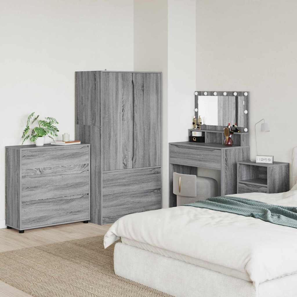 vidaXL Szafka do przechowywania Szary Sonoma 80 x 48 x 57 cm