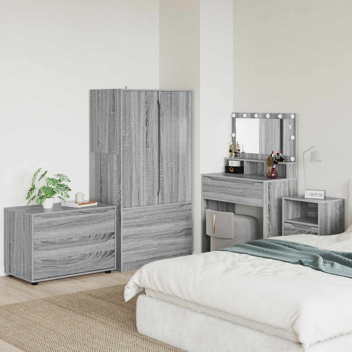 vidaXL Szafka do przechowywania 80 x 48 x 57 cm Drewno inżynieryjne