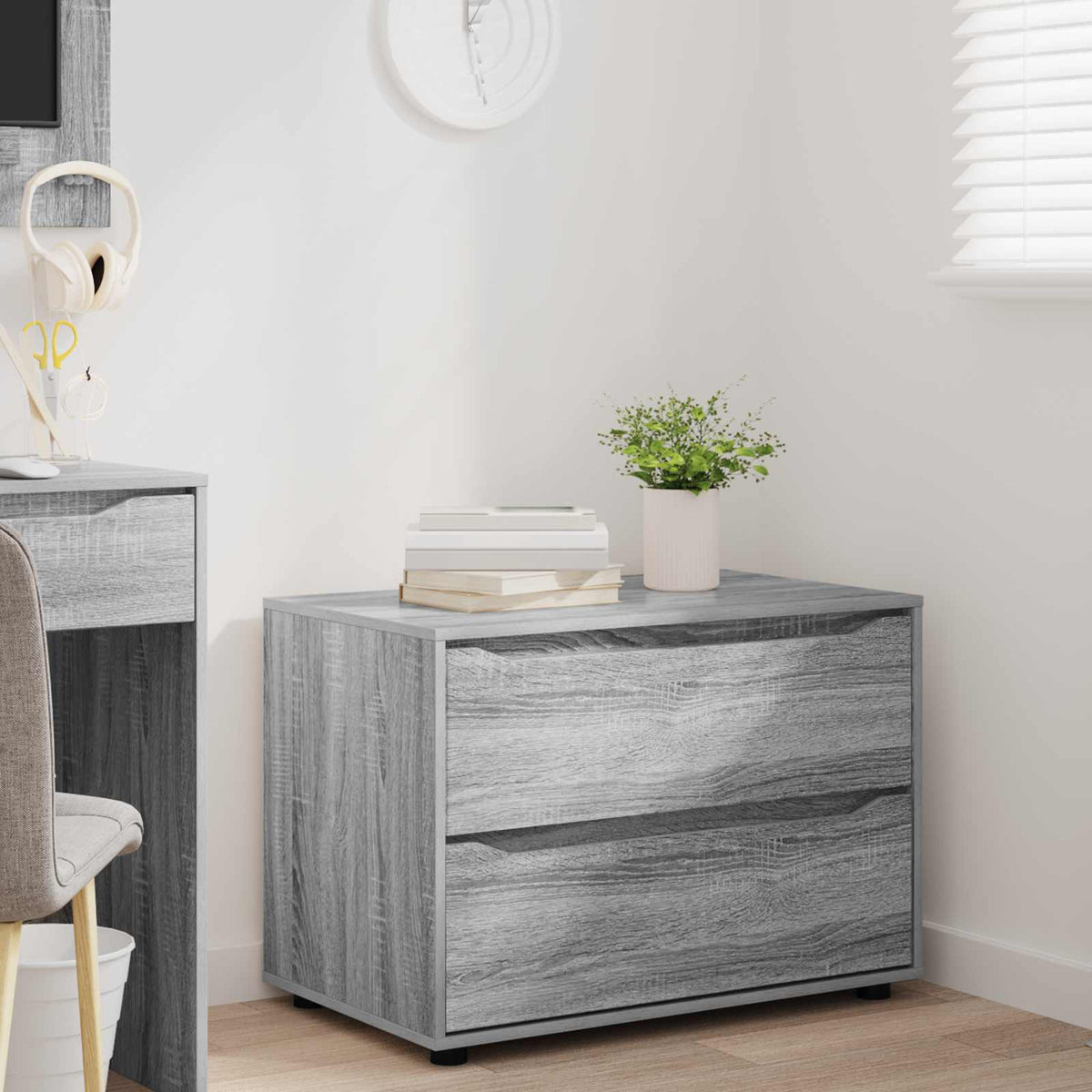 vidaXL Szafka do przechowywania 80 x 48 x 57 cm Drewno inżynieryjne