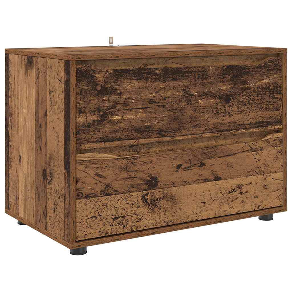 vidaXL Szafka do przechowywania Stare drewno 80 x 48 x 57 cm