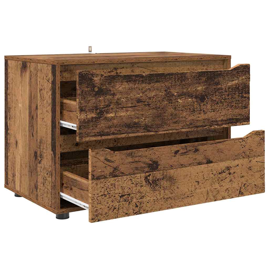vidaXL Szafka do przechowywania Stare drewno 80 x 48 x 57 cm