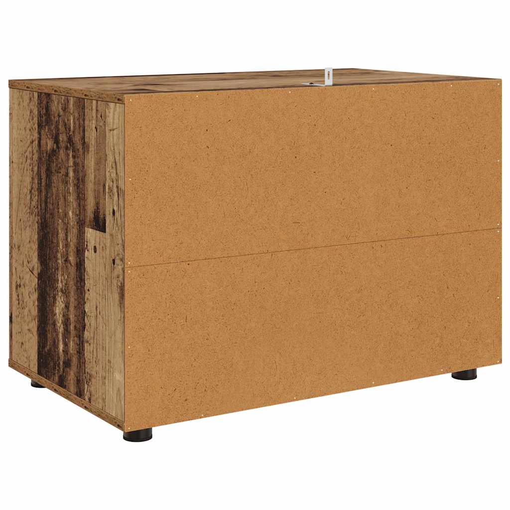 vidaXL Szafka do przechowywania Stare drewno 80 x 48 x 57 cm