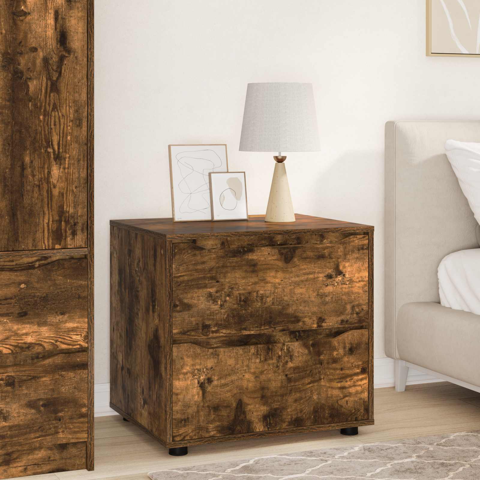 vidaXL Szafka do przechowywania 60 x 48 x 57 cm Drewno inżynieryjne