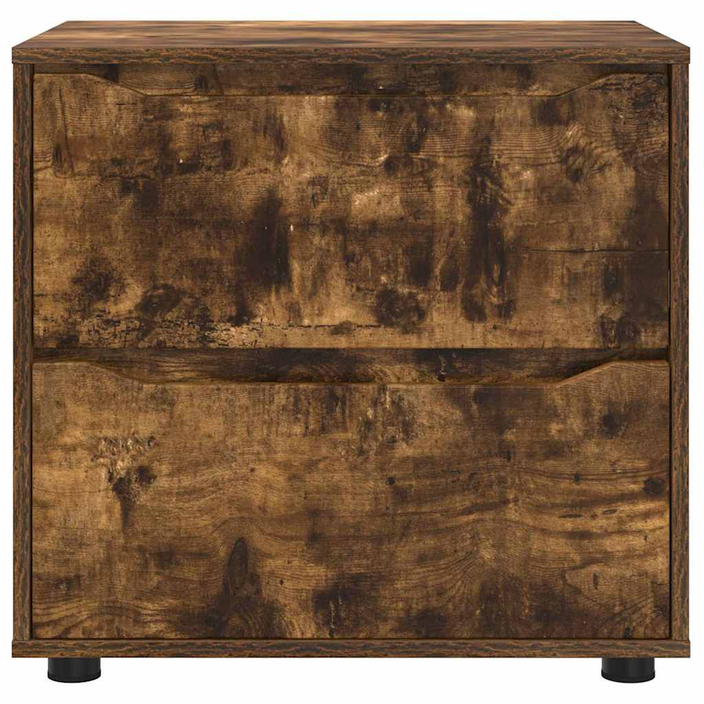vidaXL Szafka do przechowywania Dąb wędzony 60 x 48 x 57 cm