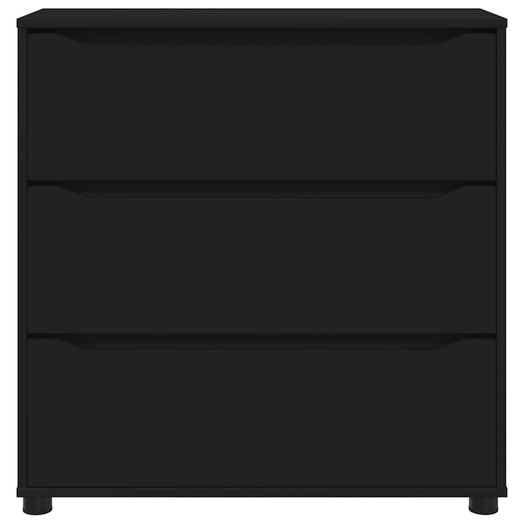 vidaXL Szafka do przechowywania Czarny 80 x 31 x 81 cm
