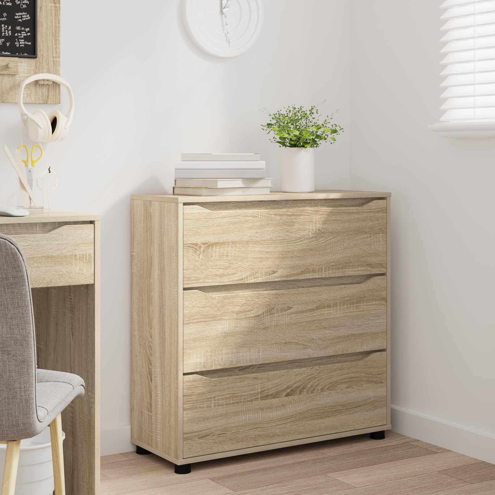 vidaXL Szafka do przechowywania 80 x 31 x 81 cm Drewno inżynieryjne