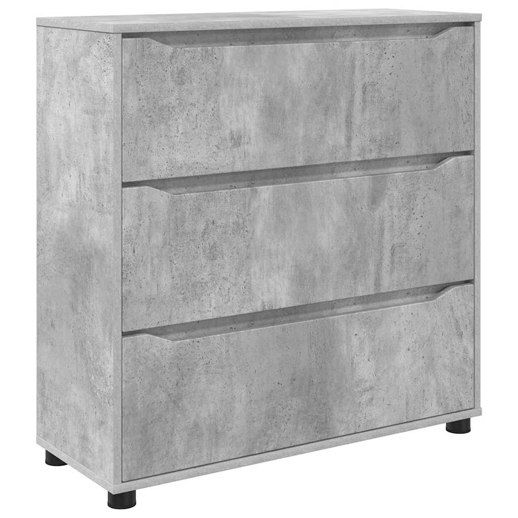 vidaXL Szafka do przechowywania Betonowy szary 80 x 31 x 81 cm