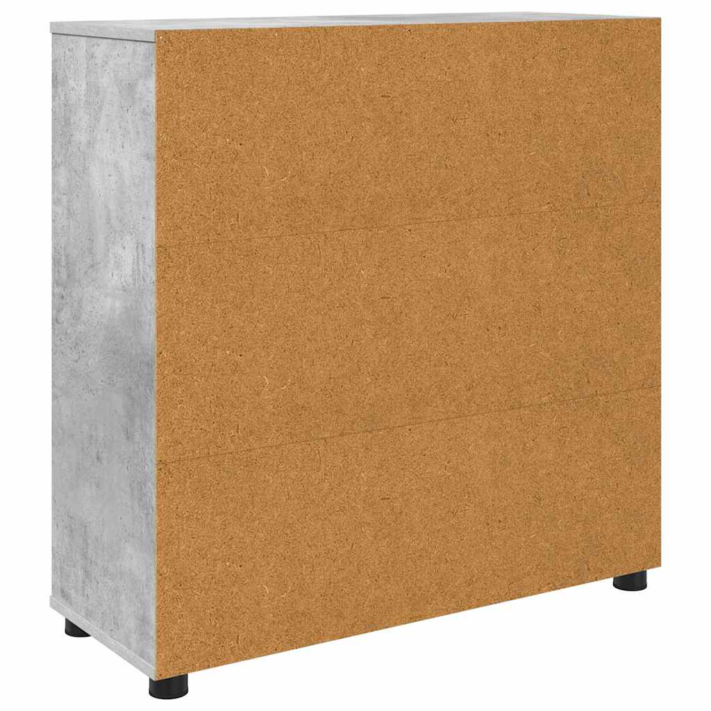 vidaXL Szafka do przechowywania Betonowy szary 80 x 31 x 81 cm