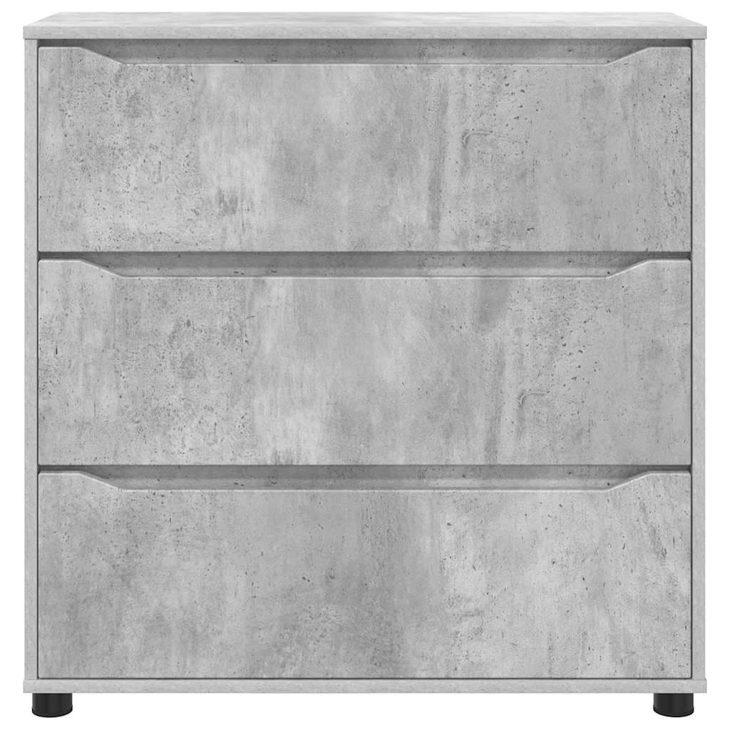 vidaXL Szafka do przechowywania Betonowy szary 80 x 31 x 81 cm