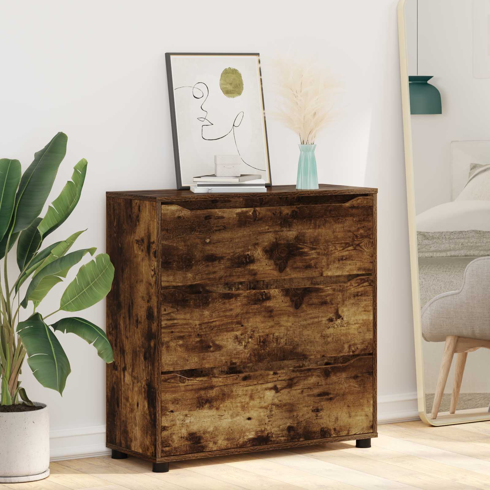 vidaXL Szafka do przechowywania 80 x 31 x 81 cm Drewno inżynieryjne