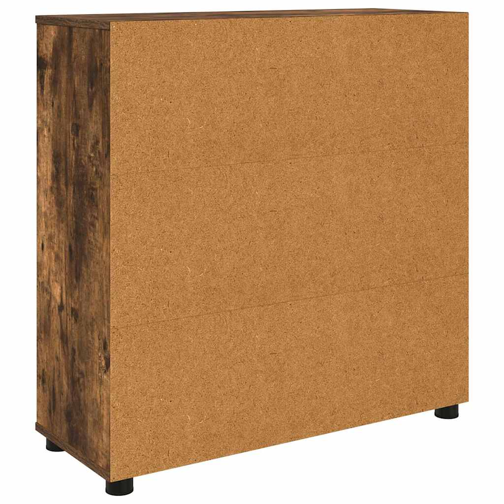 vidaXL Szafka do przechowywania Dąb wędzony 80 x 31 x 81 cm