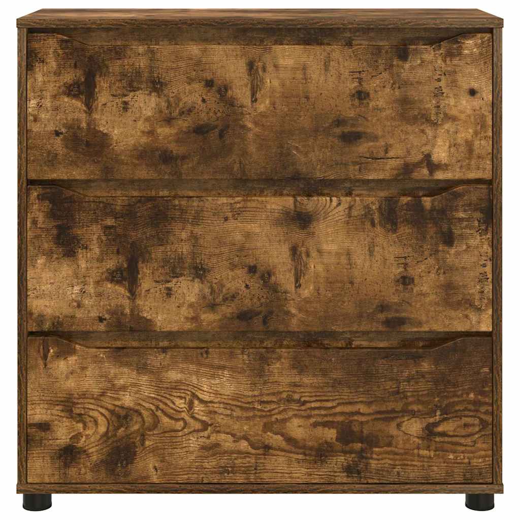 vidaXL Szafka do przechowywania Dąb wędzony 80 x 31 x 81 cm