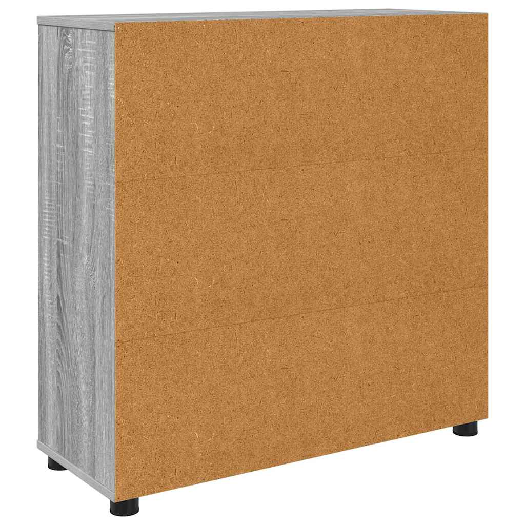 vidaXL Szafka do przechowywania Szary Sonoma 80 x 31 x 81 cm