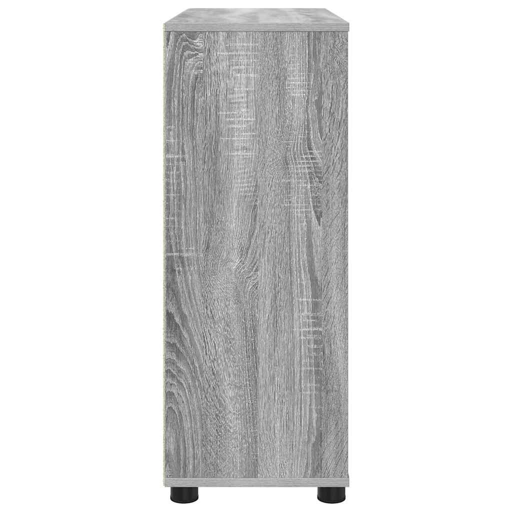 vidaXL Szafka do przechowywania Szary Sonoma 80 x 31 x 81 cm