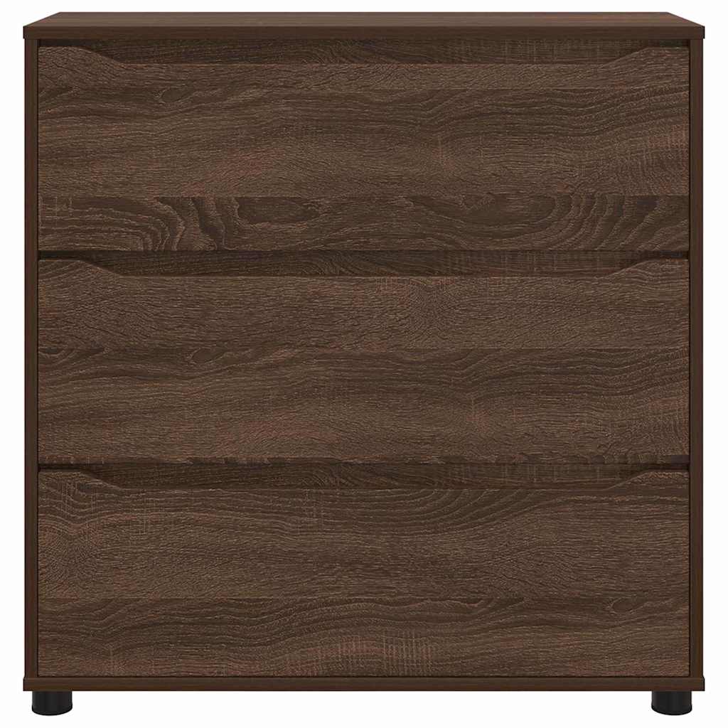 vidaXL Szafka do przechowywania Brązowy dąb 80 x 31 x 81 cm