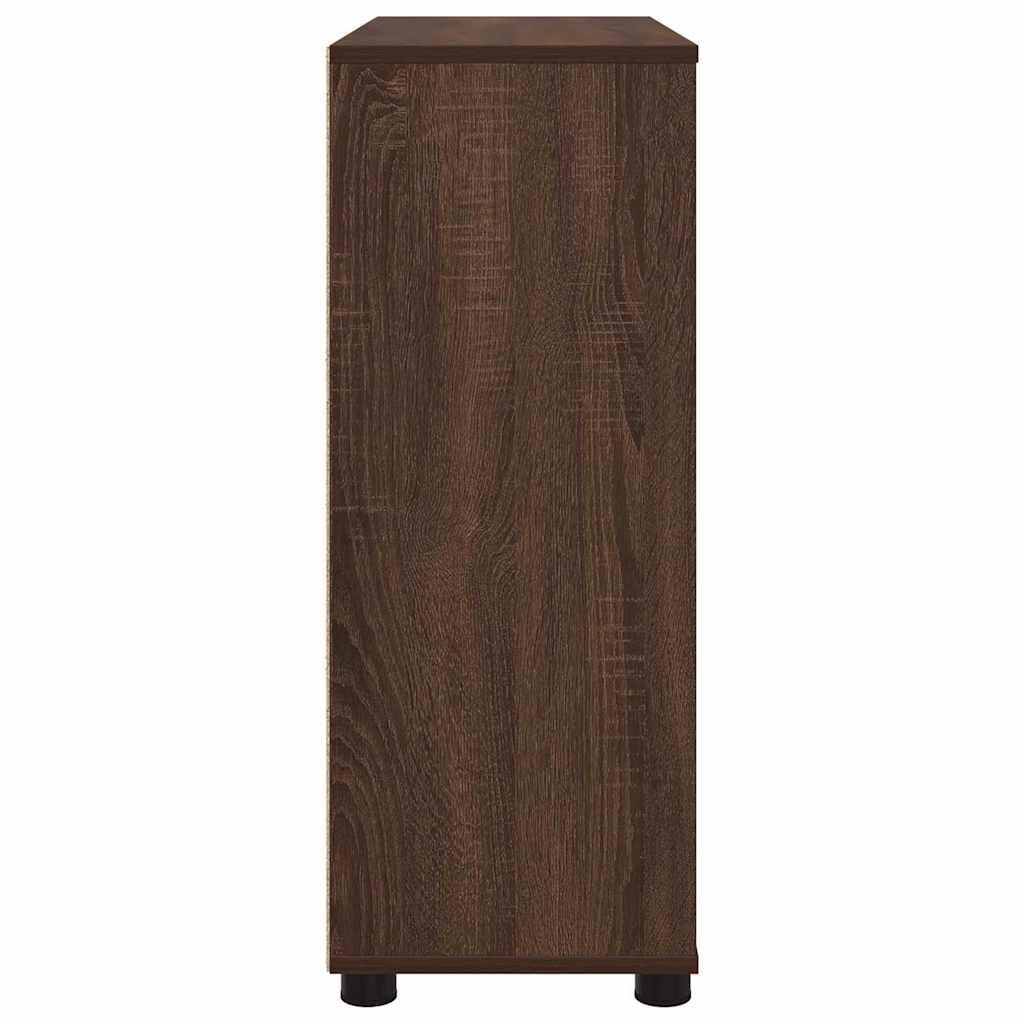vidaXL Szafka do przechowywania Brązowy dąb 80 x 31 x 81 cm