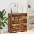 vidaXL Szafka do przechowywania Stare drewno 80 x 31 x 81 cm