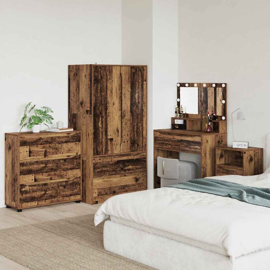 vidaXL Szafka do przechowywania Stare drewno 80 x 31 x 81 cm