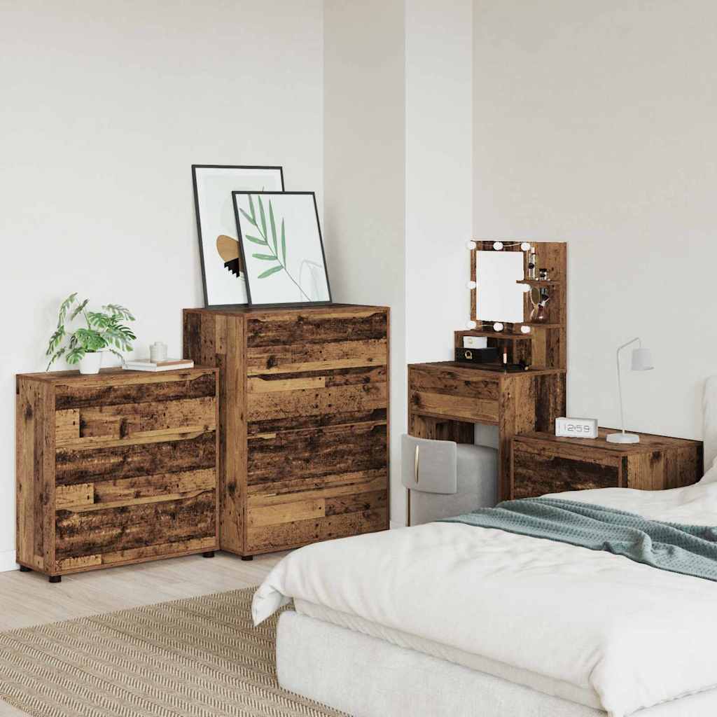 vidaXL Szafka do przechowywania Stare drewno 80 x 31 x 81 cm
