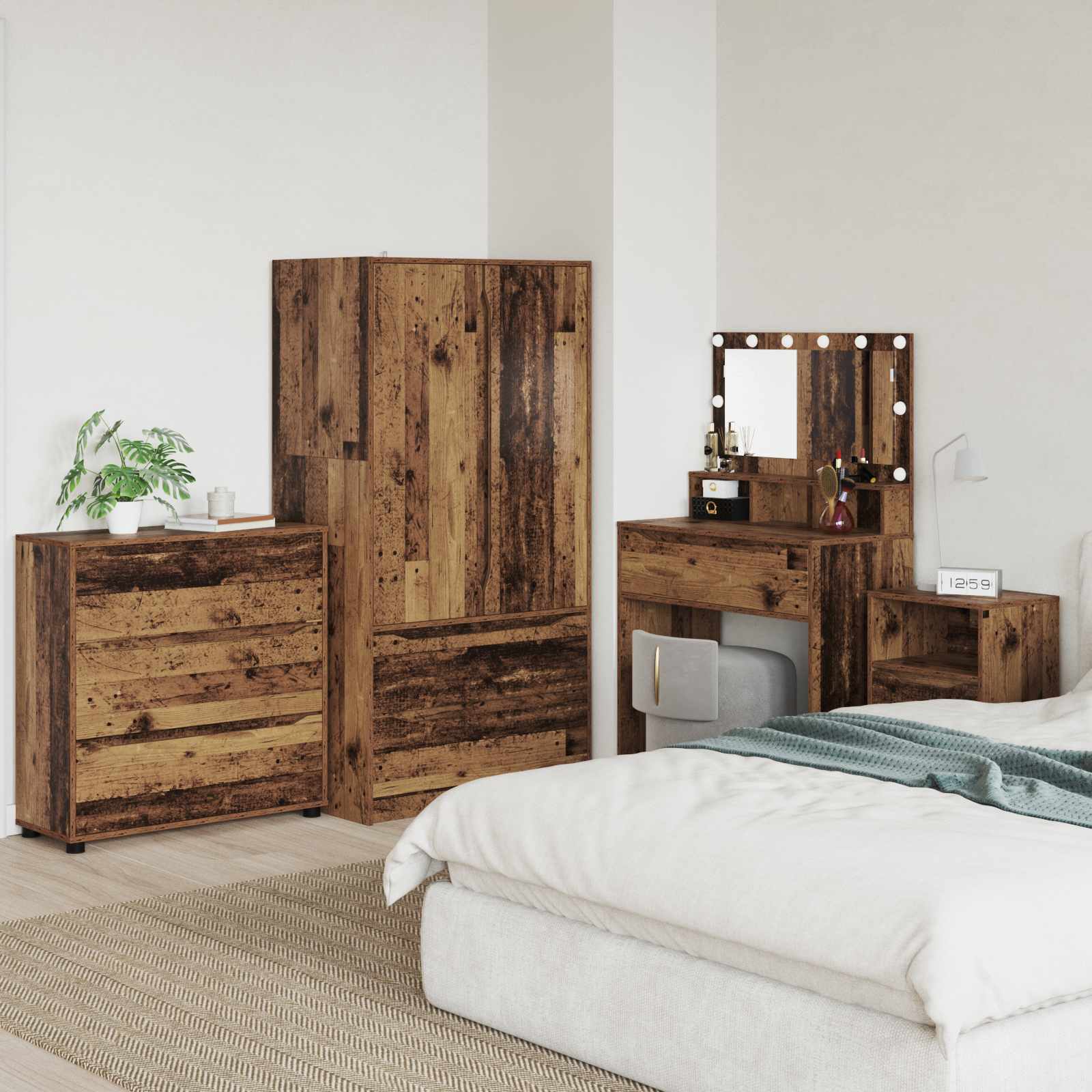 vidaXL Szafka do przechowywania 80 x 31 x 81 cm Drewno inżynieryjne
