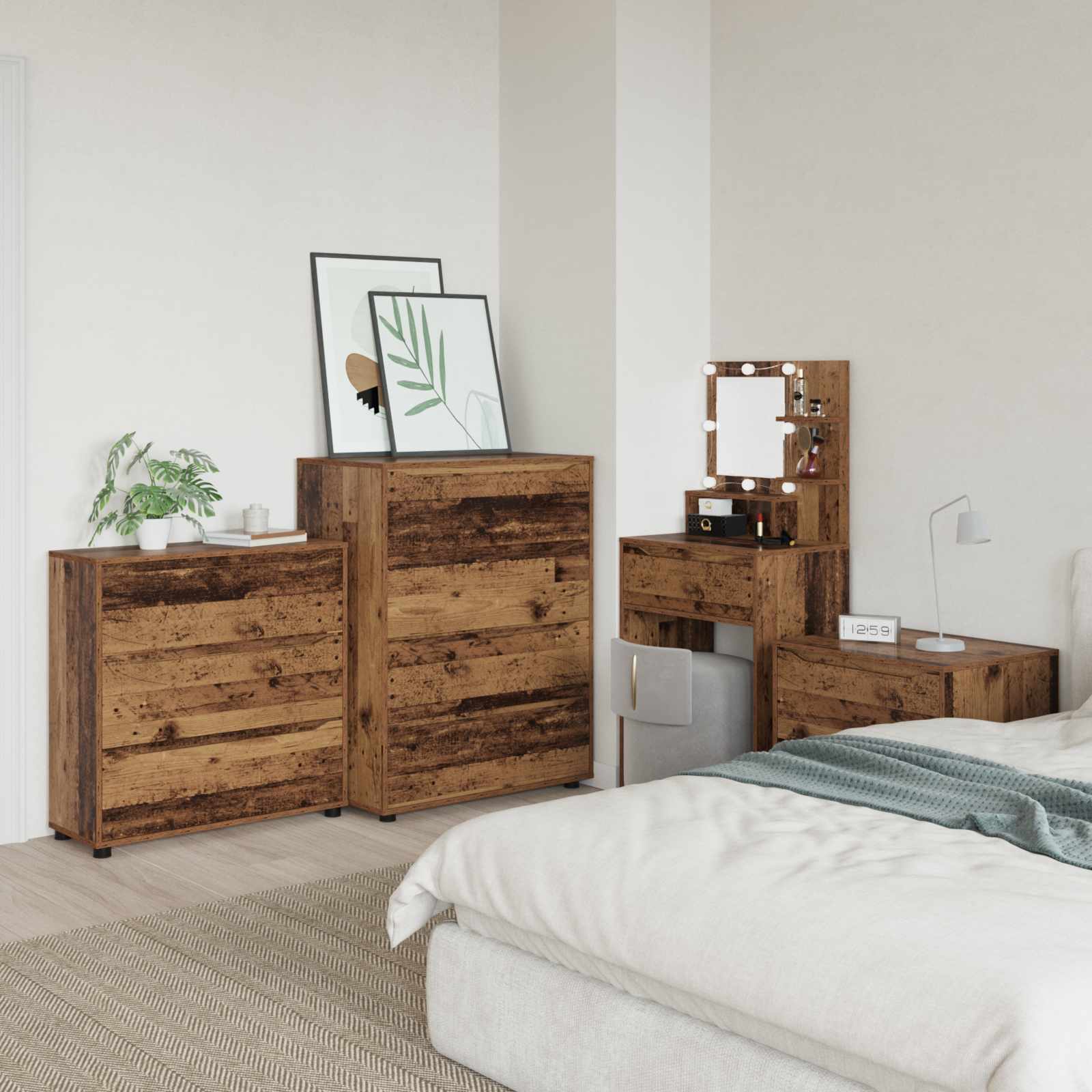 vidaXL Szafka do przechowywania 80 x 31 x 81 cm Drewno inżynieryjne