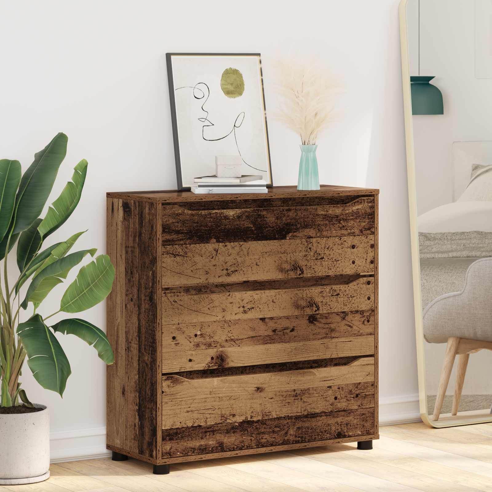 vidaXL Szafka do przechowywania 80 x 31 x 81 cm Drewno inżynieryjne