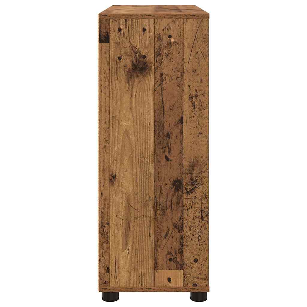 vidaXL Szafka do przechowywania Stare drewno 80 x 31 x 81 cm